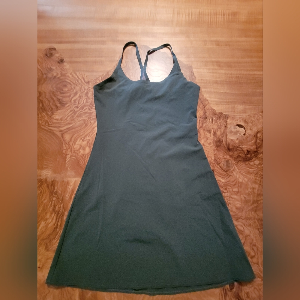 Outdoor Voices  Dark Green Sports Mini Dress
